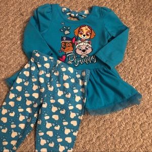 Baby Girl Paw Patrol “Be Happy” Outfit